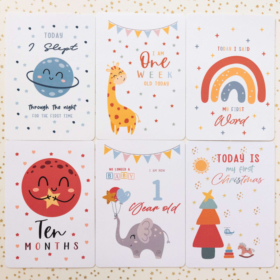 Milestone cards "Welcome Baby"