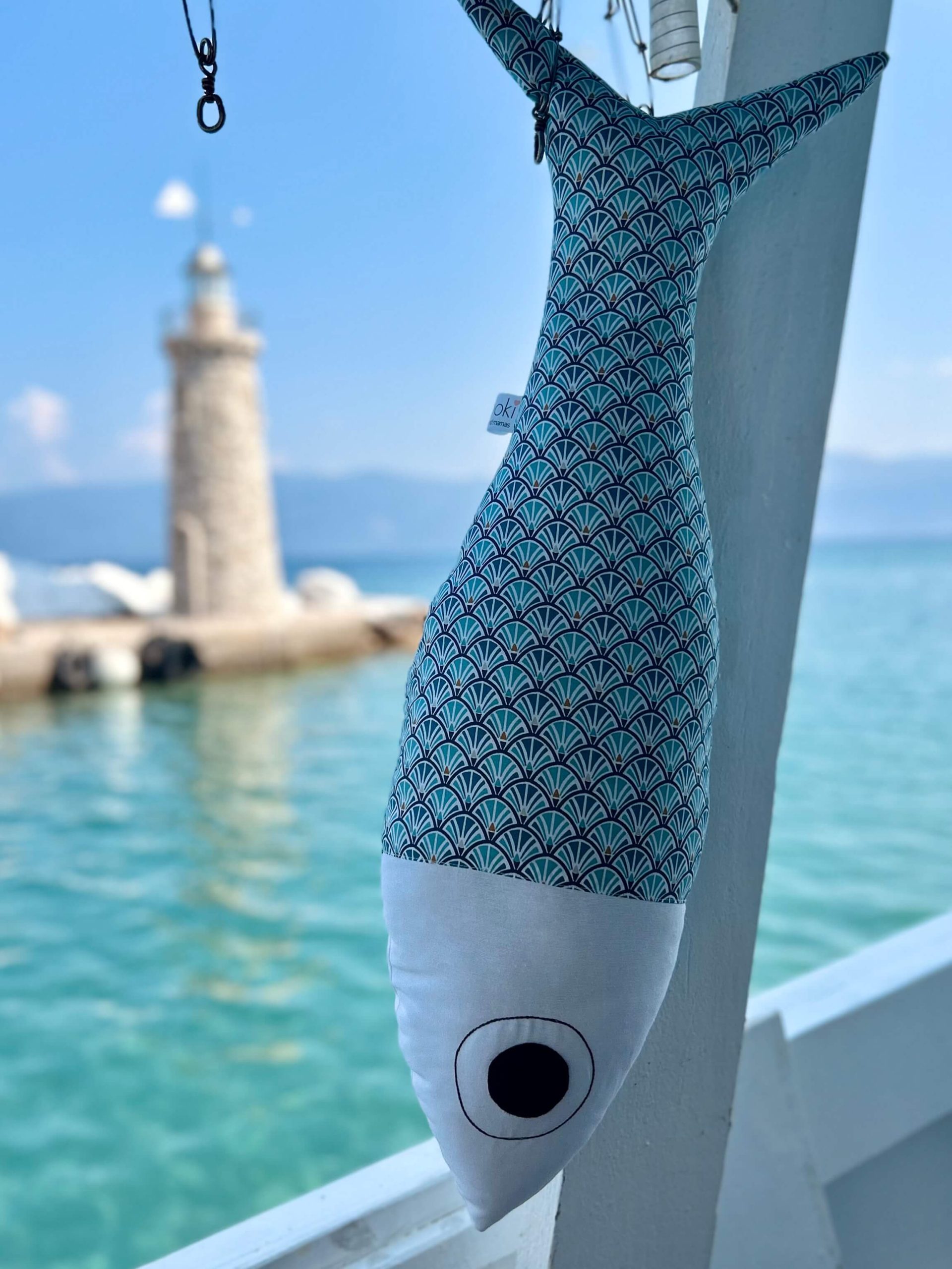 Μαξιλάρι σαρδέλα μπλε