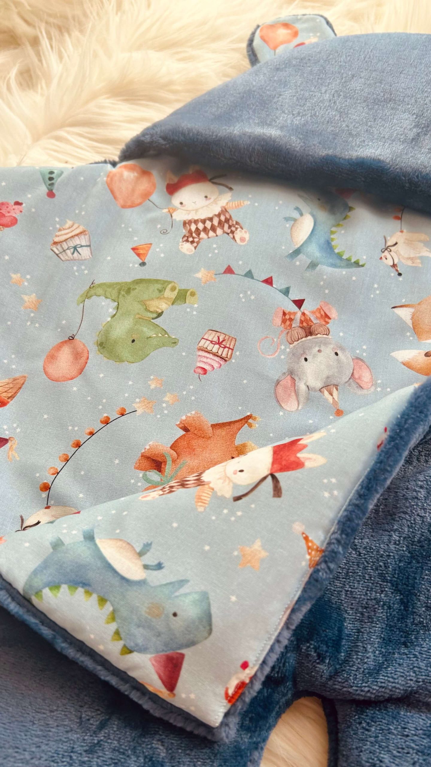 Baby suit - Blue Fiesta