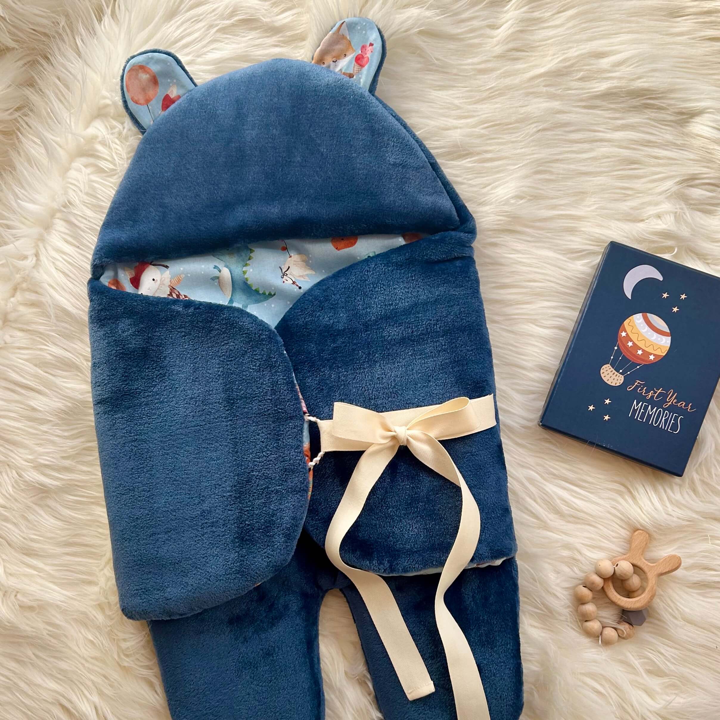 Baby suit - Blue Fiesta