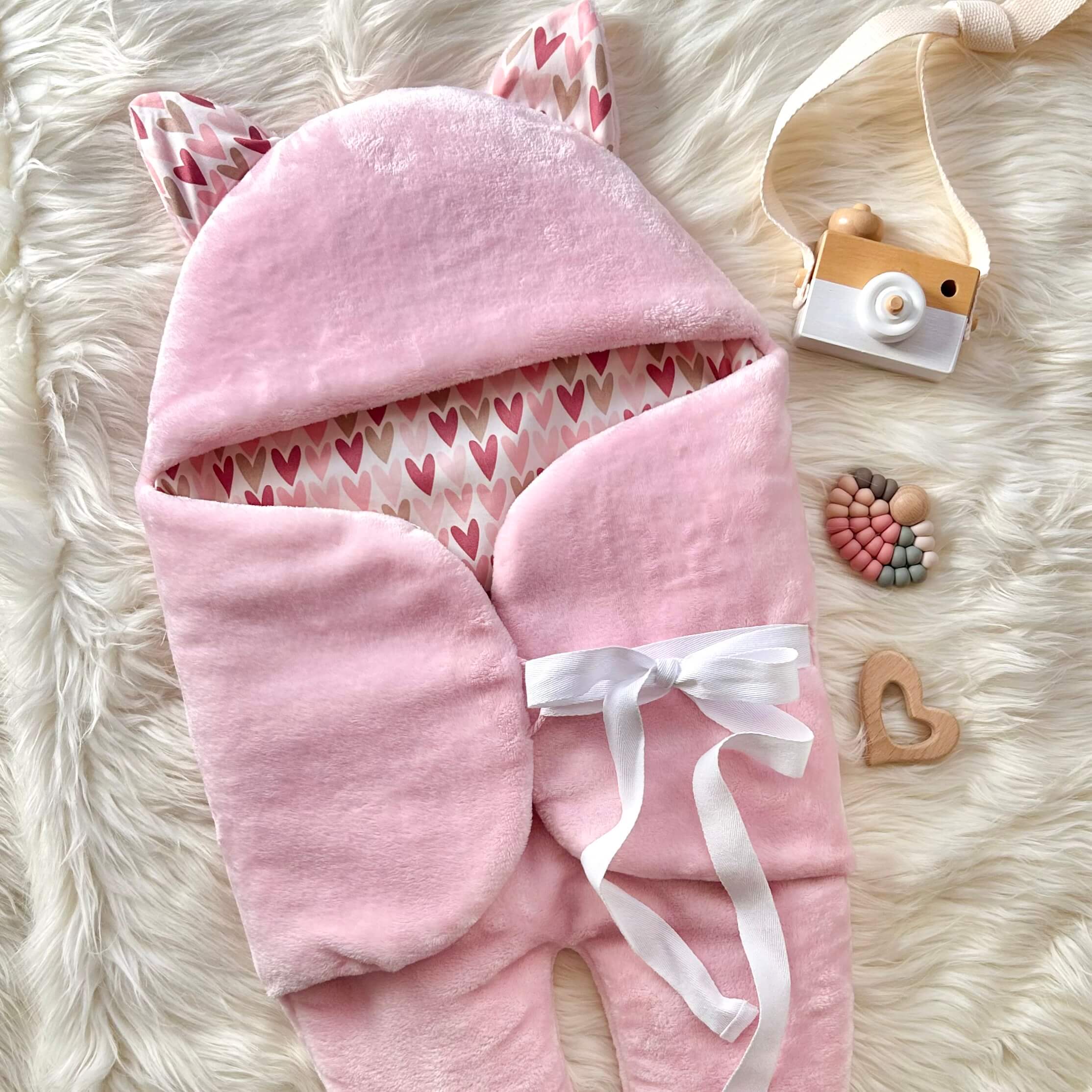 Baby suit - Hearts