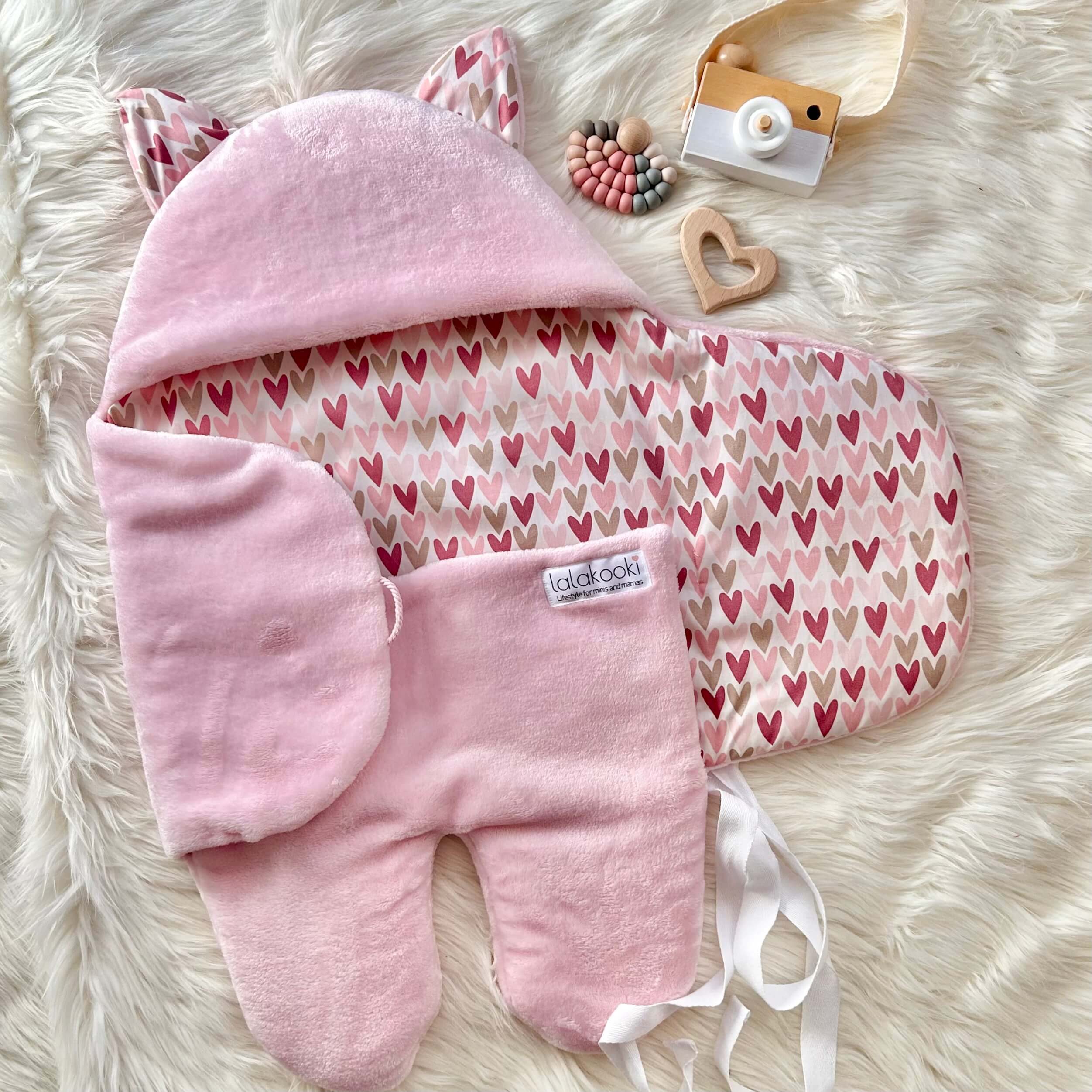 Baby suit - Hearts