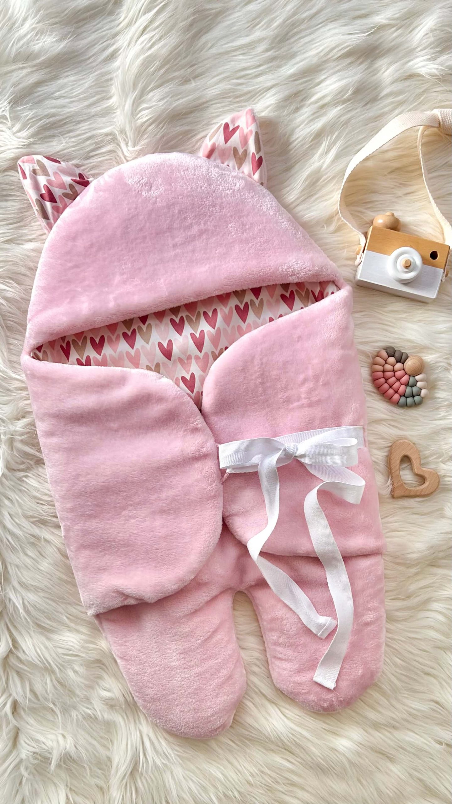 Baby suit - Hearts