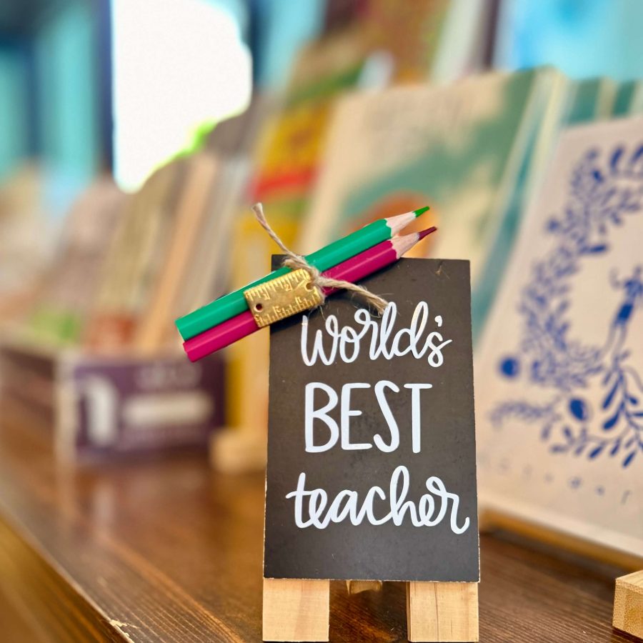 Mini μαυροπίνακας "World's best teacher"