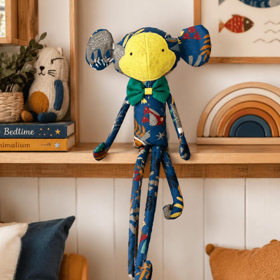 lala doll μαιμουδακι μπλε