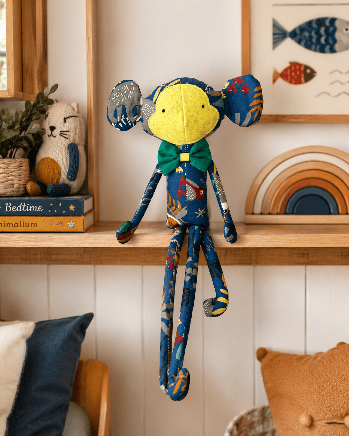 lala doll μαιμουδακι μπλε