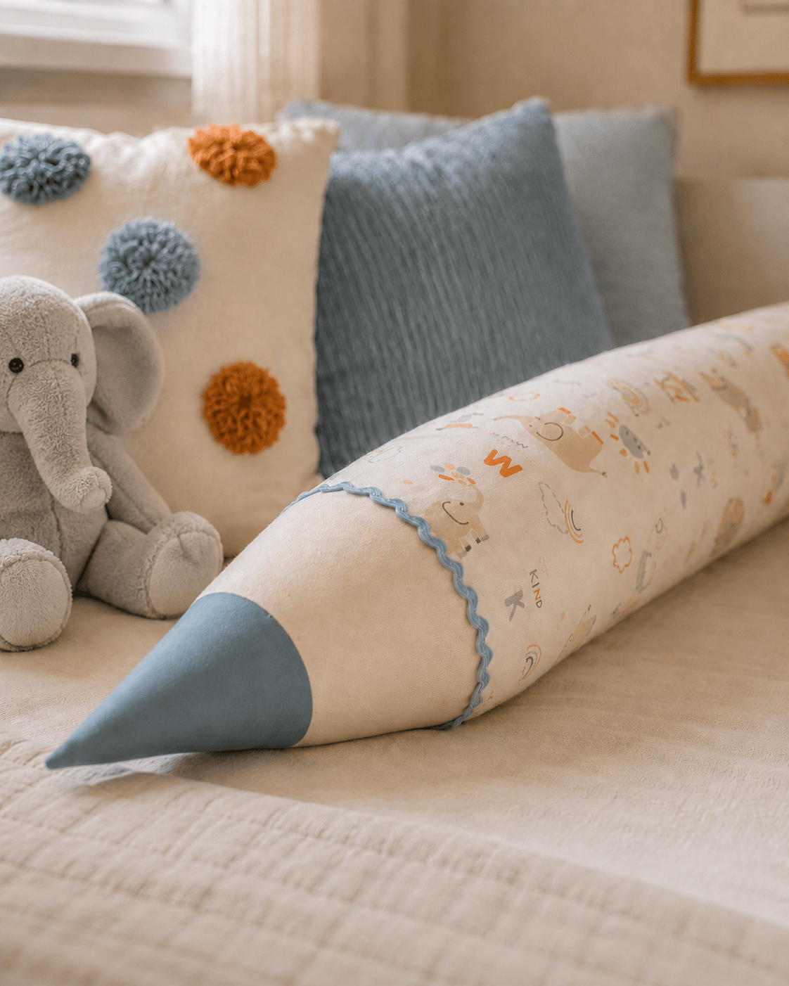 μαξιλάρι μολύβι elephants